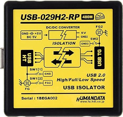 Built-in USB2.0 isolator repeat function USB-029H2-RP