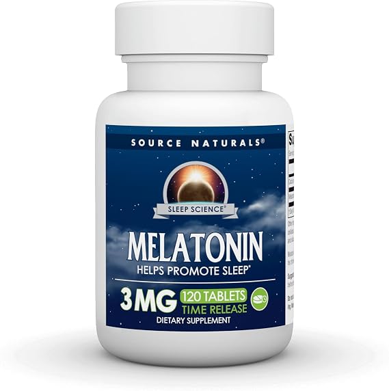 Source Naturals Time Released Melatonin* - 3 mg, 120 Tablets
