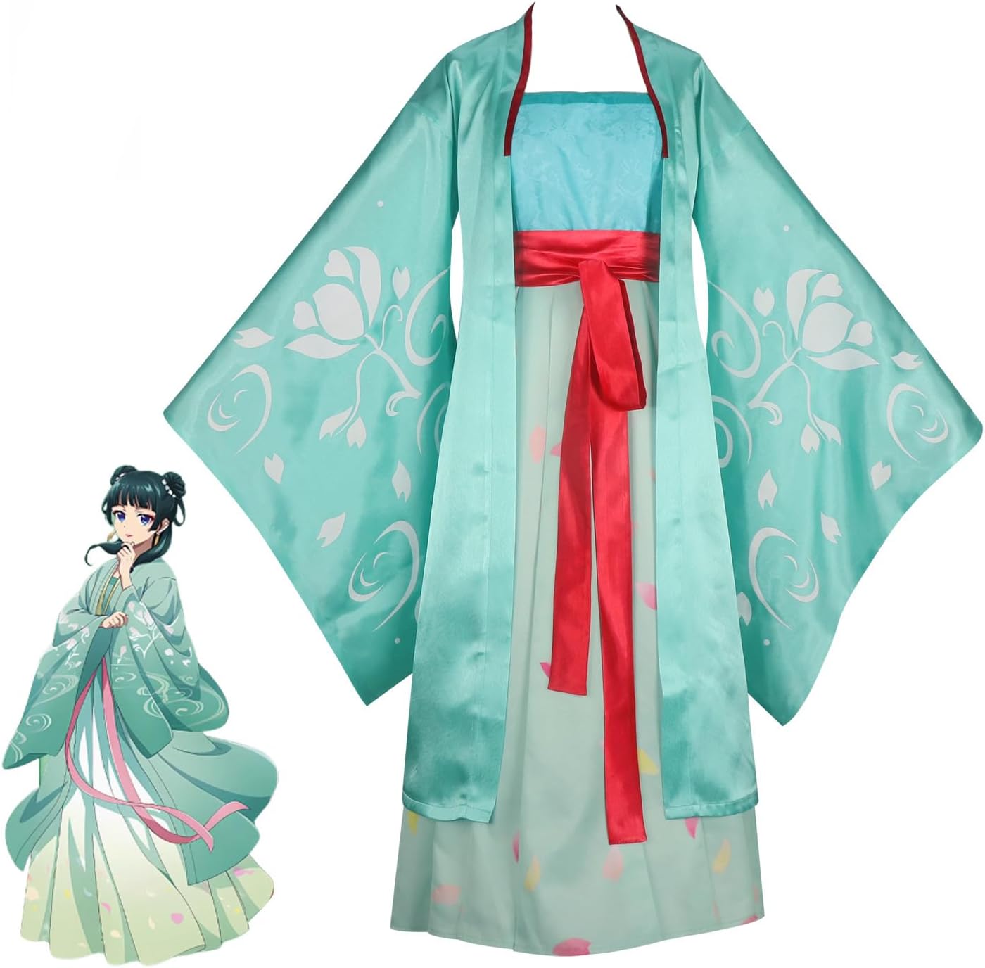 Maomao Cosplay Hanfu Apothecary Costume Anime Outfit for Womens