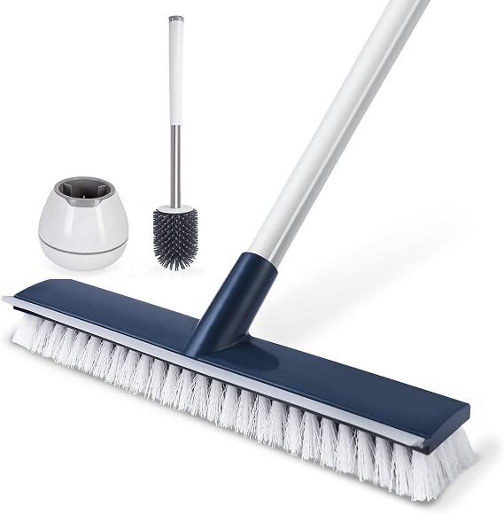 BOOMJOY Floor Scrub Brush & Toilet Brush