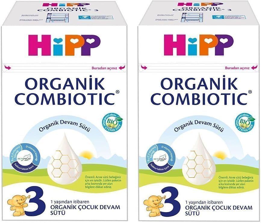 Hipp Organik Combiotic Devam Sütü 2x600 Gr 3 Numara