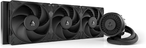 ARCTIC Liquid Freezer III Pro 420 - AIO CPU Soğutucu, 3 x 140 mm Su Soğutma, 38 mm Radyatör, PWM Pompa, VRM Fan, AMD AM5/AM4, Intel LGA1851/1770 Kontak Çerçevesi - Siyah