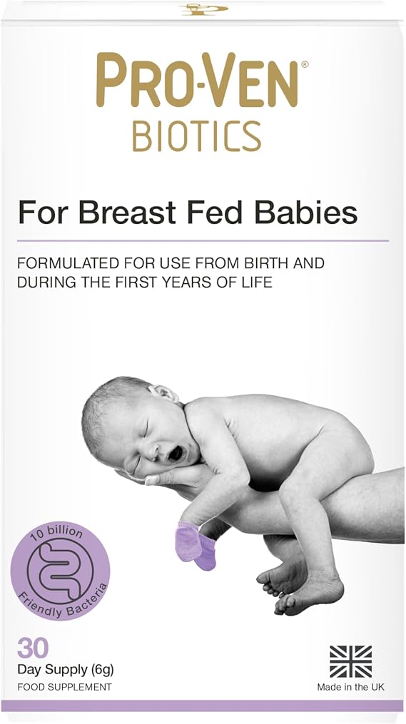 Pro-Ven Biotics for Breast Fed Babies | 10 Billion Live Bacteria Powder with Vitamin D | Daily Microbiome Support from Birth - Gentle for Newborns Infants and Toddlers | Scoop Included