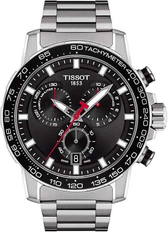 Tissot Mens Supersport Chrono Stainless Steel Casual Watch