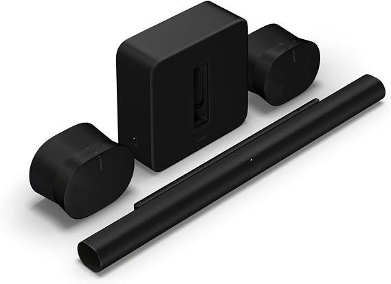 Sonos Arc Ultra soundbar + Sub 4 subwoofer + Era 300 Speakers (Pair)