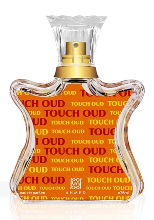 AHMED TOUCH OUD 75mL Oriental Perfume with Woody Oriental Fragrance with Oudh (Frankincense), Floral, Lavender and Vanilla Accords by Al Maghribi