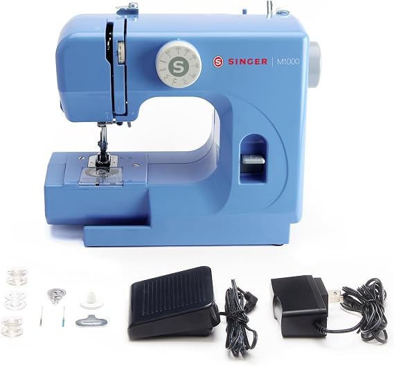 SINGER M1000 (Blue) Portable Mending Machine with Accessory Kit