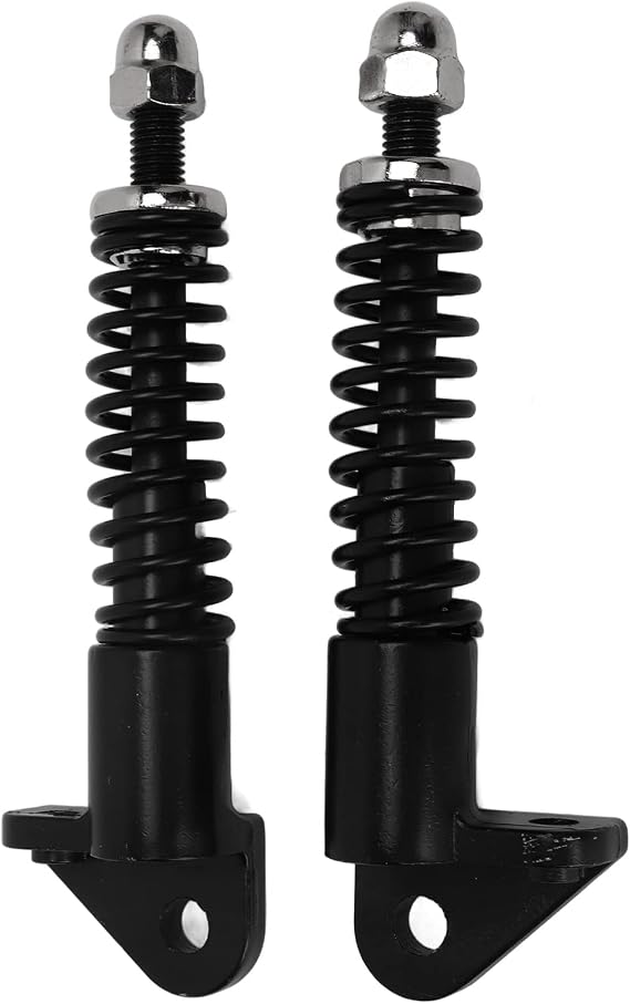 EMUKOEP 1Pair 8 Inch Electric Scooter Front Shock Absorber Stainless Steel Hydraulic Spring Shock Absorber
