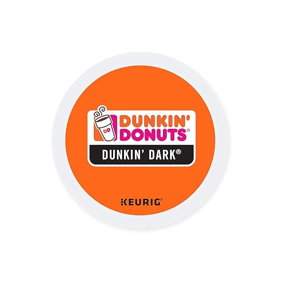 Dunkin Donuts K-cups Dark Roast (Midnight) - 48 K-cups (Packaging May Vary)