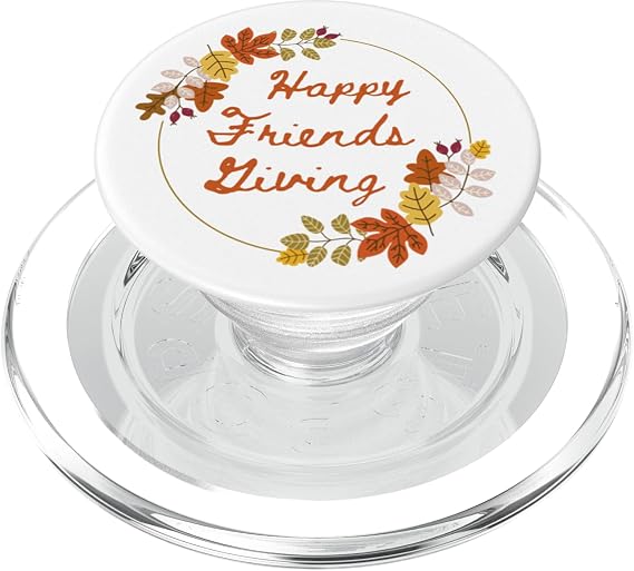 Happy Friendsgiving PopSockets PopGrip for MagSafe