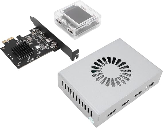 Annadue DMA Fuser, 4K 60Hz DMA Fusion Kit, Dual HDMI Input Overlay Synthesizer with PCIE Card, for Trading Floors, Control Centers