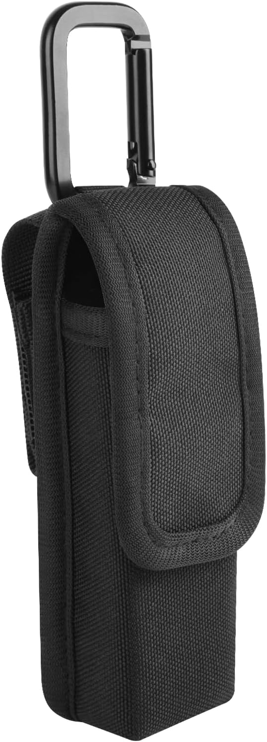 Xxerciz Tactical Flashlight Holster for OLIGHT Arkfeld Pro EDC Flat Flashlight, Nylon Flashlight Pouch Holder with Carabiner Duty Belt MOLLE Torch Carrying Case for Outdoor