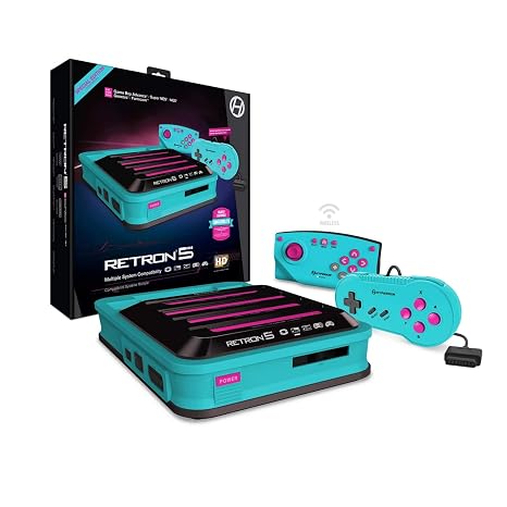 Hyperkin RetroN 5 HD Retro Gaming Console HDMI Hyper Beach Turquoise