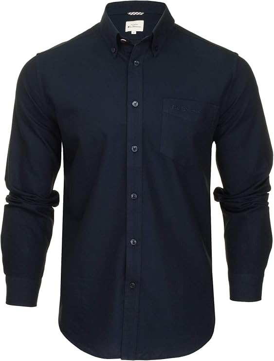 Ben Sherman Men's Button-Down Collar Oxford Shirt, Long Sleeved, Regular Fit