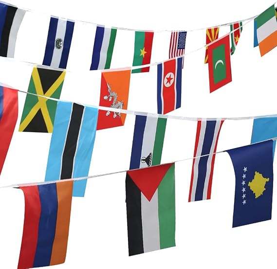 50 Countries Flags,International Country National String Flag Banner,World Countries On Every Continent Flag,World Cup Sports Events International Festival,Bars or Sport Clubs Decoration.
