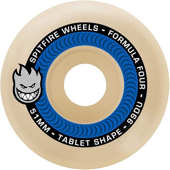 Spitfire Formula Four Tablets: 99d, 51mm Skate Wheels