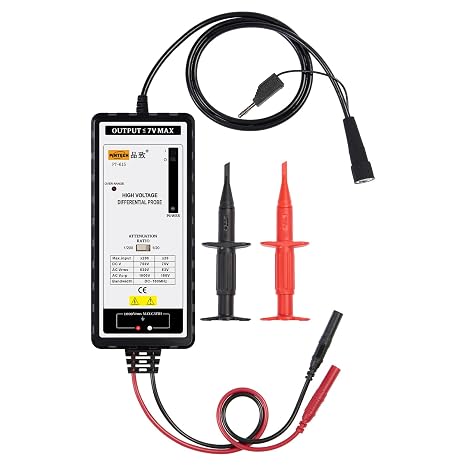 PINTECH 20X/200X Oscilloscope Probe 100MHz High Voltage Differential Probe