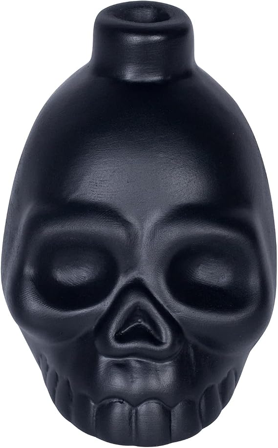 Screaming Aztec Death Whistle - Skull Black, Great Gift for Friends - Various Festivals
