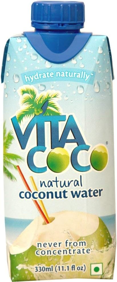 Vita Coco 100% Natural Coconut Water 330ml (6 pack)