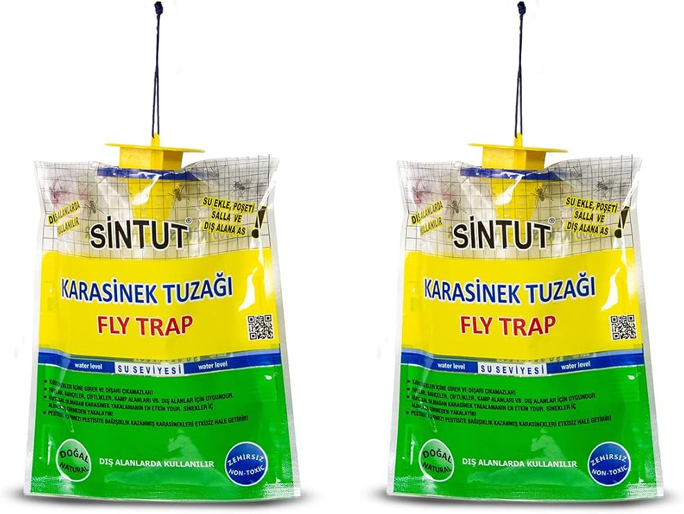 2 Sintut Medium Housefly Trap, Ministry of Health Approved, 100% Effective Housefly Trap