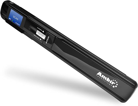Ambir TravelScan Pro 300 Handheld Wand Scanner