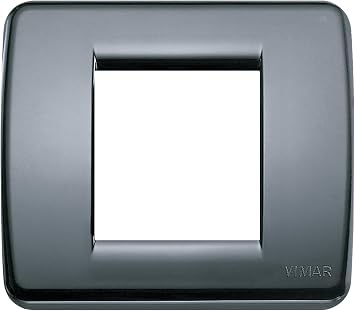 VIMAR 17098.15 Rondo Plate, 1-2 Module, Graphite Grey