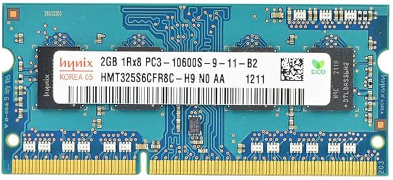 Hynix 2GB DDR3 RAM PC3-10600 204-Pin Laptop SODIMM