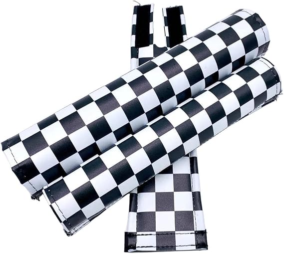 Classic Checkers BMX Pad Sets - Extra Wide Bar Pad (for Cruiser Style Handlebars)