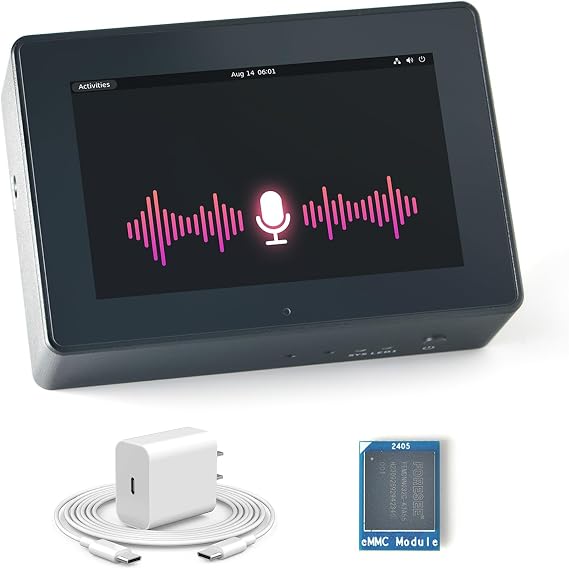 FriendlyElec NanoPi M6 - Embedded Android Host, RK3588S, Up to 32GB RAM, Built-in LCD Display Supports 8K (Bundle D, 8GB RAM)