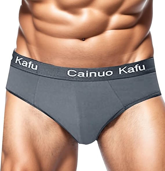 Wicking Underwear for Men,Ultra-Soft Breathable Stretch Waistband Pouch Briefs Pack Thin Comfort Seamless Boxerss