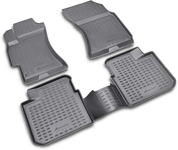 Element EXP.NLC.46.03.210 Rubber Floor Mats for Subaru Outback 2004-2009 Set of 4, Black