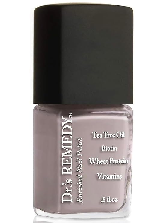 Drs Remedy Enriched Nail Polish: Non Toxic, All Natural, and Organic - Doctor Formulated: Strengthens, Restores, Heals, and Protects '24-Free' - KINETIC Khaki