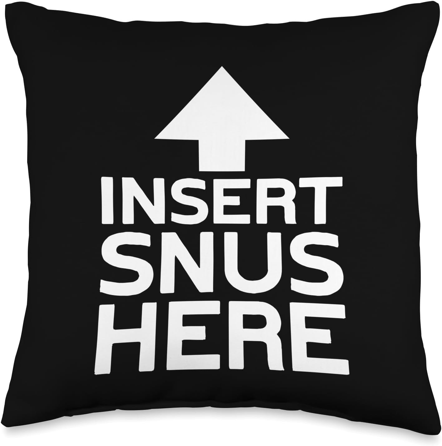 Snus Insert Swedish Snus Throw Pillow