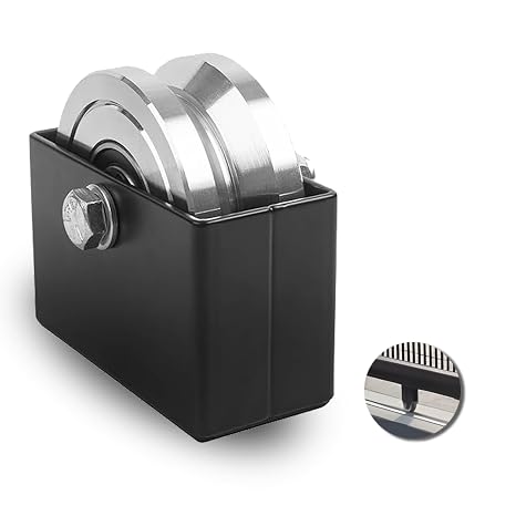 4" V - Groove Slide Gate Wheel with Dual Sealed Bearings Powerful Supports Up to 3000lbs Featuring Weld on Bracket Box for Sliding Rolling V Inverted Track Gates