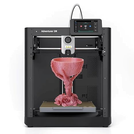Adventurer 5M 3D Printer Multi-Color Printing Intelligent Filament System One-Click Auto Leveling Group Control(Adventurer 5M)
