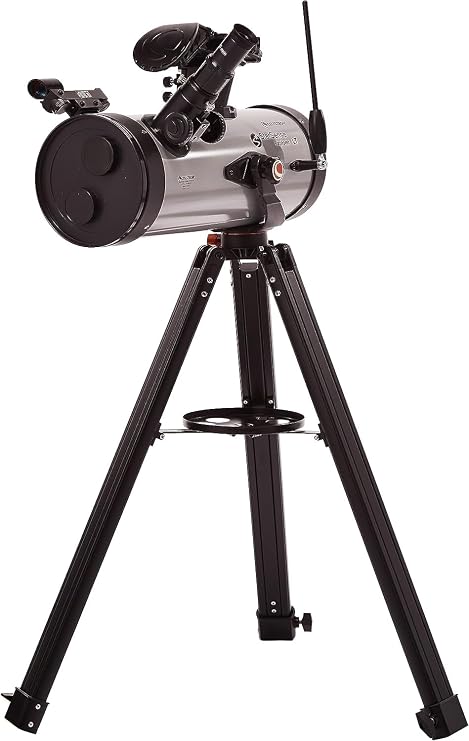 Celestron 22453 StarSense Explore LT127AZ Newtonian Reflector Telescope, Smartphone App-enabled, includes Two Eyepieces, 2xBarlow lens, Phone Dock/Height-adjustable Tripod, iOS/Android Compatible