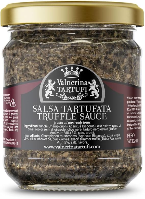 Valnerina Tartufi Truffle Sauce Original Recipe 180 g
