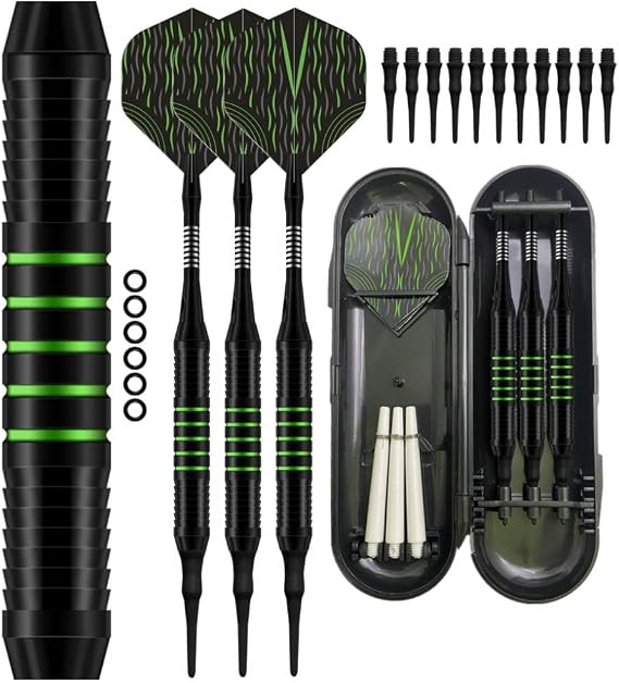 Plastik uçlu dart seti, elektronik dart tahtası için yumuşak uçlu dart okları, boş zaman ve eğlence için