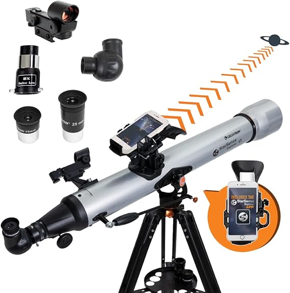 Celestron StarSense Explorer LT 80AZ Smartphone Guided Refractor Telescope
