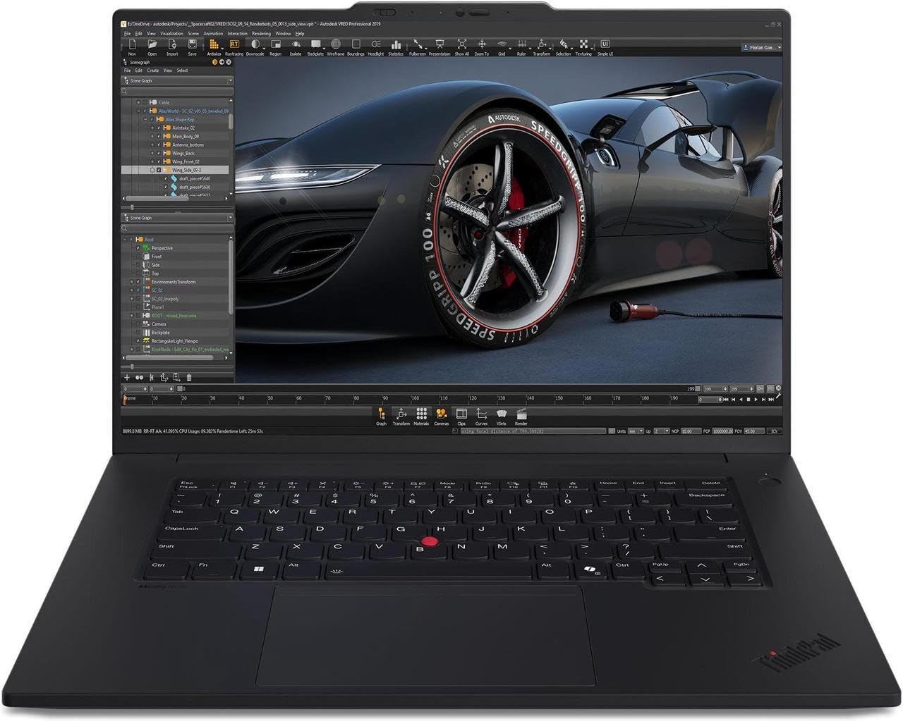 Lenovo ThinkPad P1 Gen 7 Business Laptop, 2024, 16 1920 x 1200, Intel-16 Core Ultra 7 155H, NVIDIA RTX 1000 Ada, 16GB LPDDR5, 1TB SSD, Win11 Pro, Backlit KB, Wi-Fi 6, BT5.4, 5.0MPIR Camera, Black