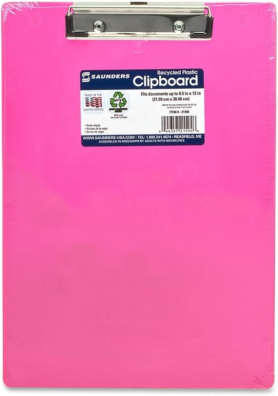 Saunders Memo Size Recycled Clipboard