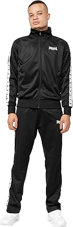 Lonsdale Men Tracksuit Wyberton, Color:Black, Size:XL