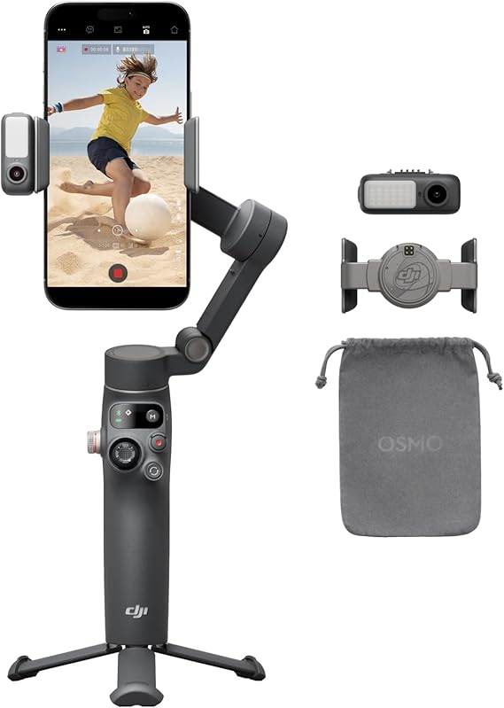 DJI Osmo Mobile 7P Gimbal Stabilizer for iPhone & Android, Native Tracking