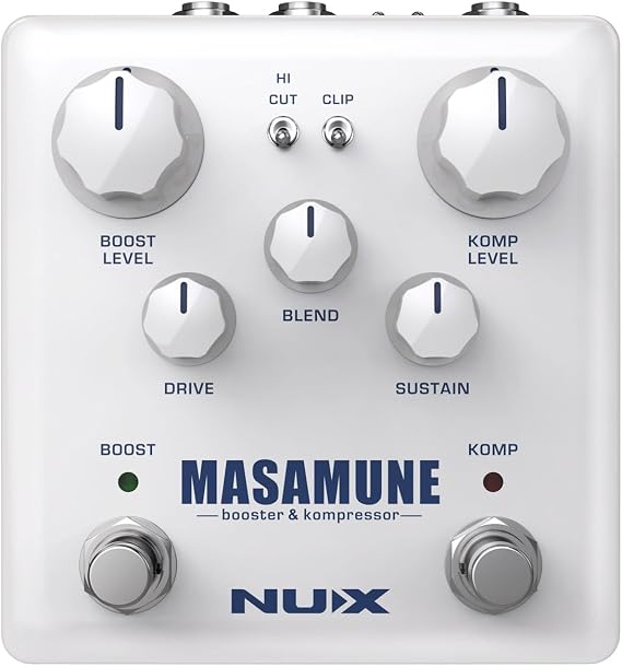NUX Masamune Guitar Analog Compressor and Booster Pedal