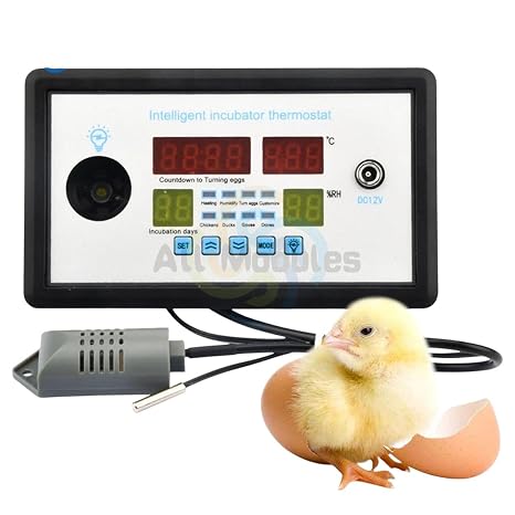 W9002 W9005 Smart Thermostat Digital Humidity Control Incubator Automatic Egg Turning AC110-220V/DC12 New 2025 for Arrival High Reliable Electronic Component, Precision, Stable Performance