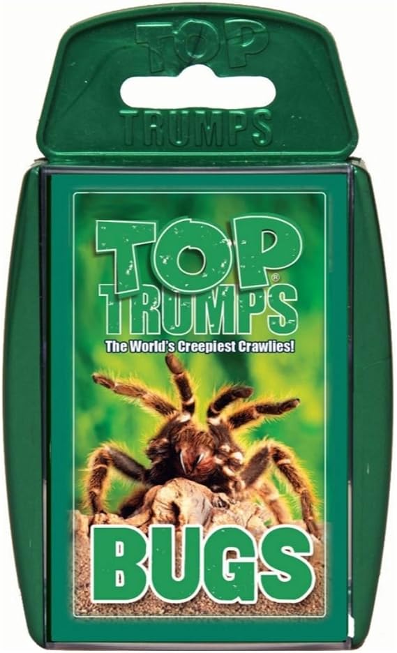 Top Trumps Card Game Bugs - Family Games for Kids and Adults - Learning Games - Kids Card Games for 2 Players and More - Kid War Games - Card Wars - for 6 Plus Kids