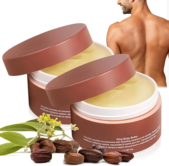 2PCS Crowned SKLN Body Butter for Men,Crowned SKLN Cologne Body Butter for Men-Gift for Father,Husband, Boyfriend (3.52 Fl Oz)