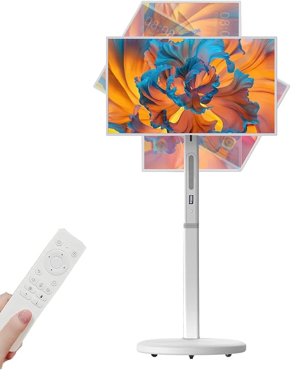 32" Smart Portable TV, FHD Android 13 OS Rotatable Touch Screen