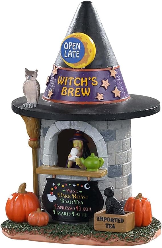 Lemax Spooky Town Witch's Brew Coffee Table Accent, #03506, 5.63-in