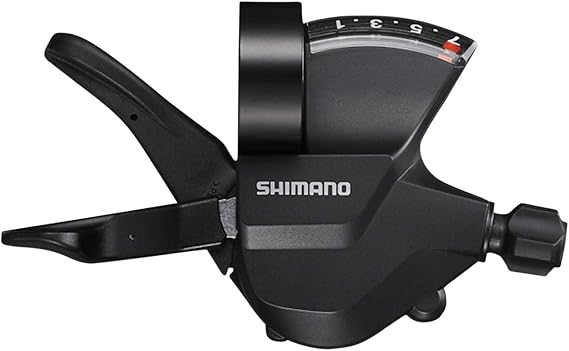 Shimano Shift Lever, SL-M315-7R, Right, 7-Speed RAPIDFIRE Plus, W/Optical Gear Display